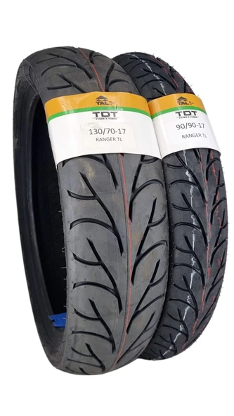 TDT TYRES 130/70-17 ve 90/90-17 (TUBELESS - DUBLEKS) Ranger Lastik Takımı ürün görseli 1