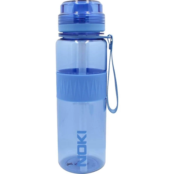 NOKI TRITAN SU MATARASI PIPETLI MAVI 590ml T-0114 ürün görseli 1