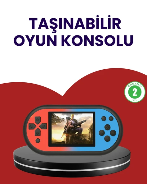 520 Oyunlu El Oyun Konsolu Tv Bağlantılı Hd Lcd Ekranlı ürün görseli 1