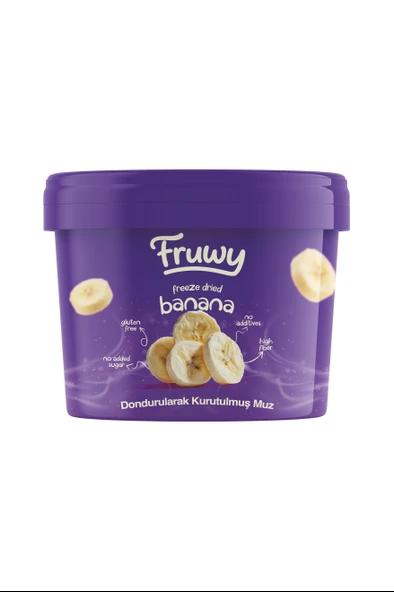 Freeze Dried Muz Kova (Dondurularak Kurutulmuş Muz) ürün görseli 1