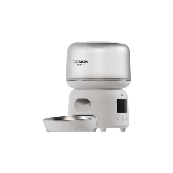 Xenon Smart Otomatik Mama Kabı | 3L, Mobil Kontrol, Paslanmaz Çelik Kase, Çift Güç Desteği (X8613) ürün görseli 1