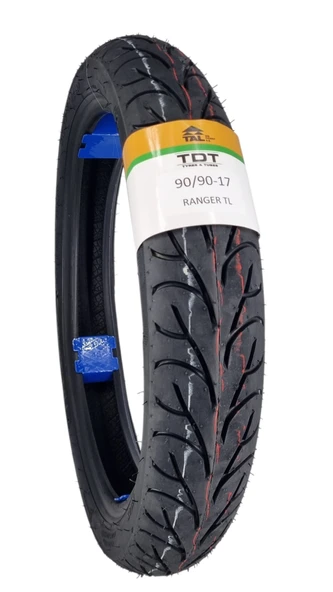 TDT TYRES 90/90-17 TL (TUBELESS - DUBLEKS) Motosiklet Lastiği Ranger ürün görseli 1