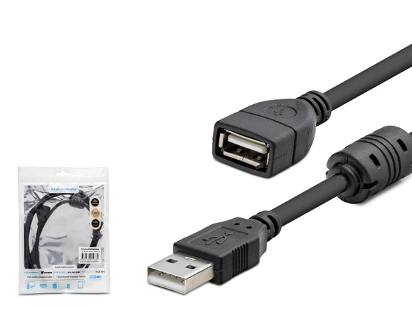 Usb Uzatma Kablosu 1.5 M - Si̇yah  HDX7533 ürün görseli 1