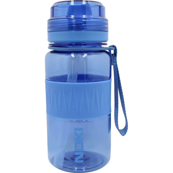 NOKI TRITAN SU MATARASI PIPETLI MAVI 400ml T-0113 ürün görseli 1