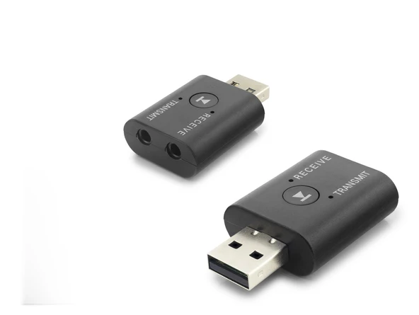 Usb Bluetooth Ses Verici + Alıcı Adaptör 2 In 1 - Siyah HD9006 ürün görseli 1