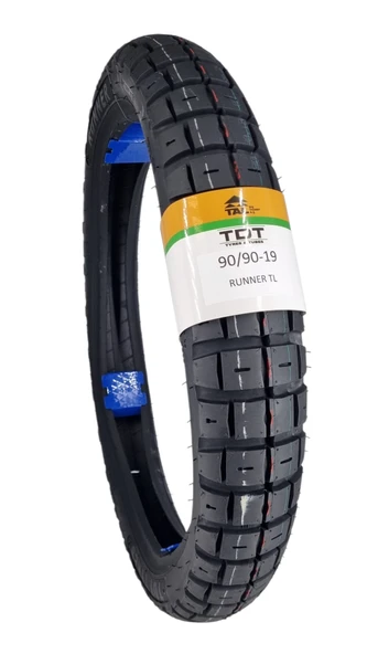 TDT TYRES 90/90-19 TL (TUBELESS - DUBLEKS) Motosiklet Lastiği Runner ürün görseli 1