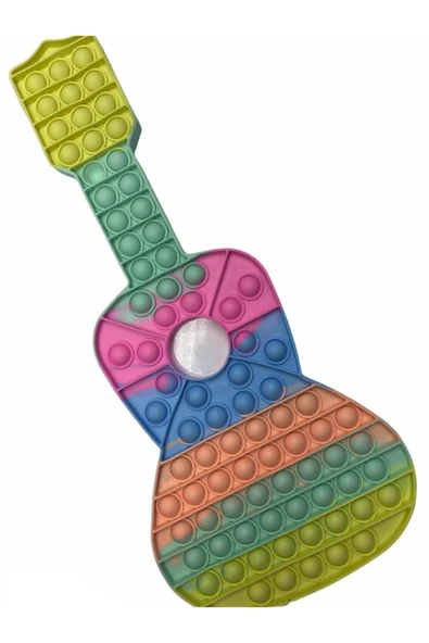 Gitar Desenli Pop İt Baloncuk Oyuncak ürün görseli 1