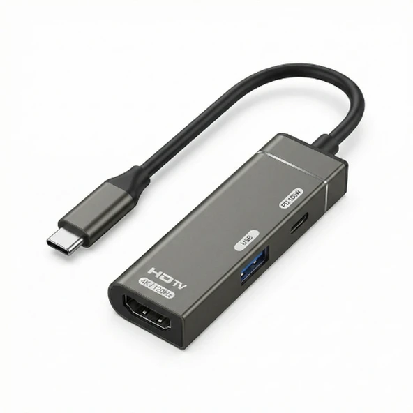 Type-C To Hdmi 4K Type-C Usb Çevirici ZR1209 ürün görseli 1