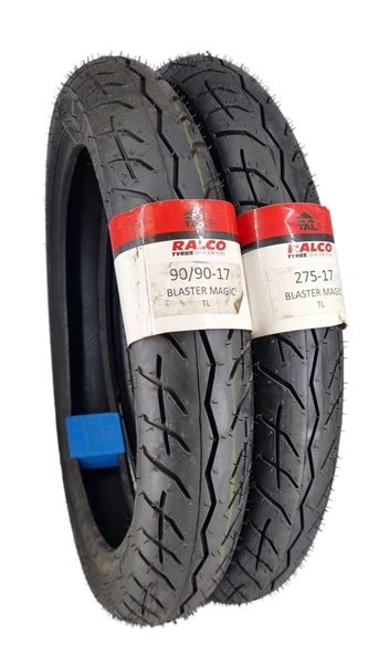 TDT TYRES 90/90-17 ve 275-17 (TUBELESS - DUBLEKS) Blaster Magic Lastik Takımı ürün görseli 1