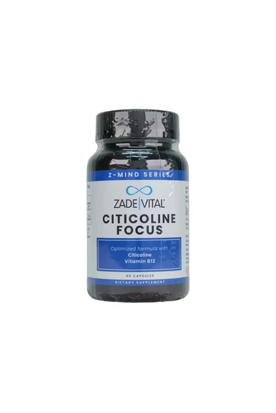 Zade Vital Citicoline Focus Takviye Edici Gıda 60 Kapsül ürün görseli 1