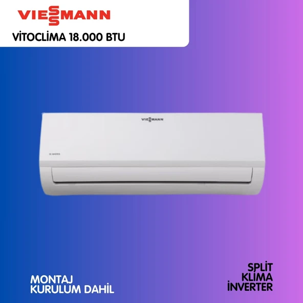 Viessmann Vitoclima 050-S/HE Pro Plus SWAA050MFA052 A++ 18000 BTU Inverter Duvar Tipi Klima ürün görseli 1