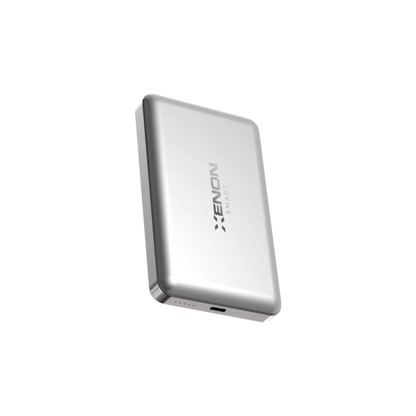 Xenon Smart MagSafe Powerbank | 10000 mAh, 15W Kablosuz, 22.5W Kablolu Hızlı Şarj, Alüminyum Kasa (X6441) ürün görseli 1