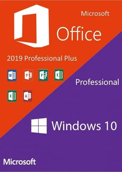 Microsoft Windows 10 Pro + Office 2019 Pro Plus Dijital Lisans Satın Al ürün görseli 1