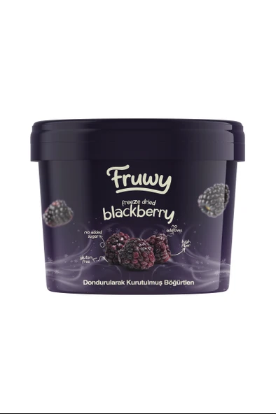 Freeze Dried Böğürtlen Kova (Dondurularak Kurutulmuş Böğürtlen) ürün görseli 1