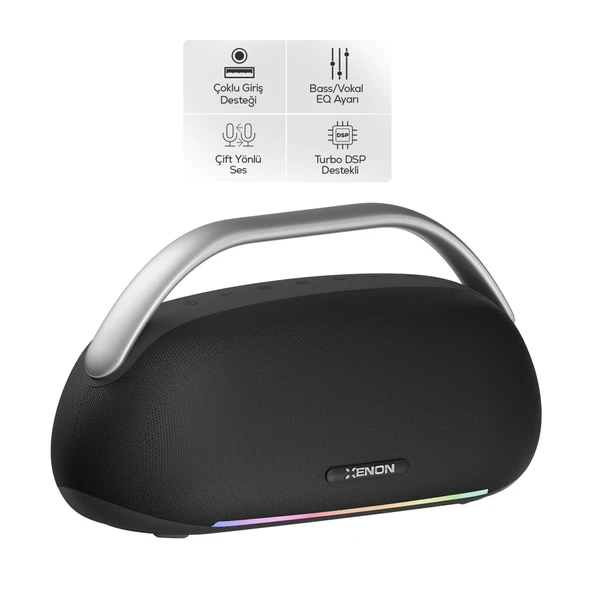 Xenon Smart Rhythm Bluetooth Hoparlör | 80W RMS, Karaoke Modu, 12000 mAh, Işıklı, IPX4, TWS (X6708) ürün görseli 1