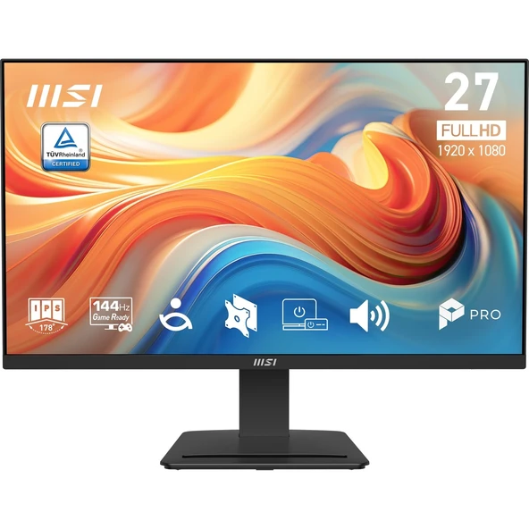 MSI 27 PRO MP273 E14A 1920x1080 (FHD) 16:9 FLAT IPS 144HZ 1MS (MPRT) FREESYNC MONITOR ürün görseli 1