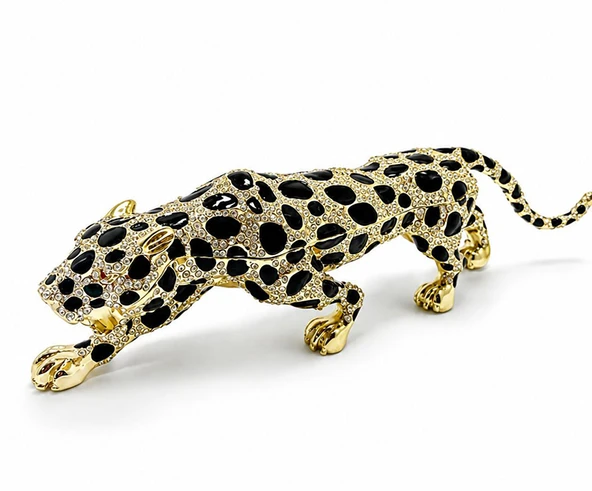 Swaroski Taşlı Leopar  Alk5713 ürün görseli 1
