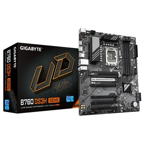 Gigabyte B760 Ds3H GEN5 Ddr5 7600Mhz Hdmı Dp 1700P ürün görseli 1