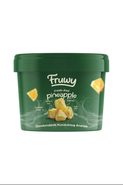 Freeze Dried Ananas Kova (Dondurularak Kurutulmuş Ananas) ürün görseli 1