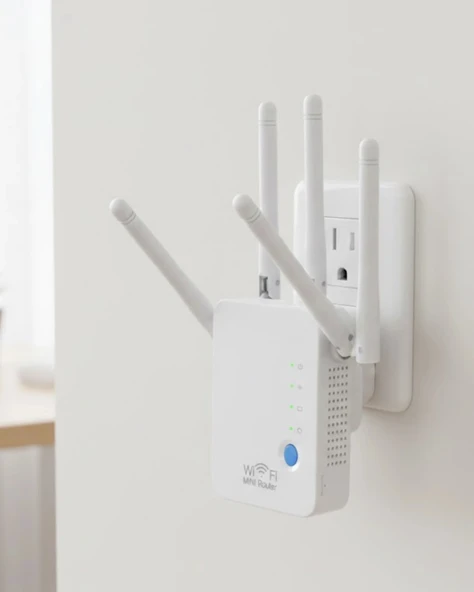 300mbps Wifi Tekrarlayıcı Wps Güvenlikli Ap Modlu Güçlendirici ürün görseli 1