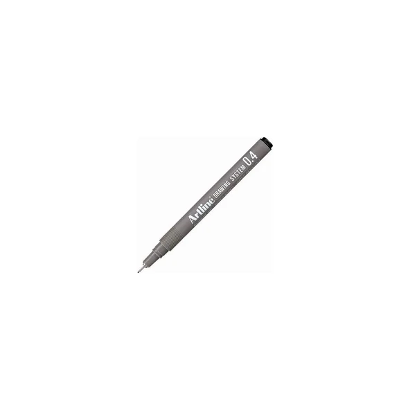 Artlıne 0.4 mm Siyah Çizim Kalemi Drawing System 234 Suya Dayanıklı Siyah Renk 12'li Paket ürün görseli 1