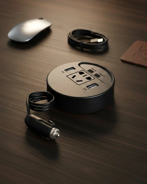 Çok Amaçlı Araç Power Charger Yüksek Verimli Güç Dönüştürücü ürün görseli 1
