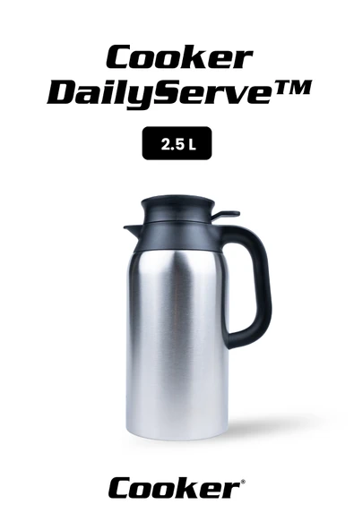 Cooker DailyServe 2.5 Litre Paslanmaz Çelik Termos CKR2123 ürün görseli 1