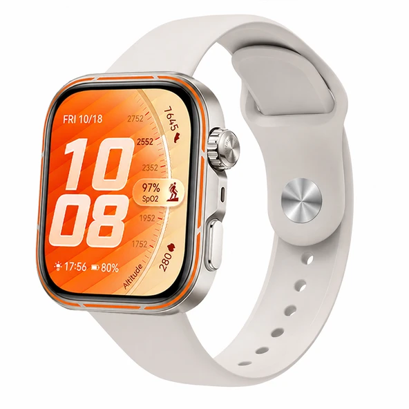 Huawei Watch Fit 5 Pro İle Uyumlu PureLux Tam Uyumlu Yumuşak Soft Silikon Kordon  Starlight ürün görseli 1