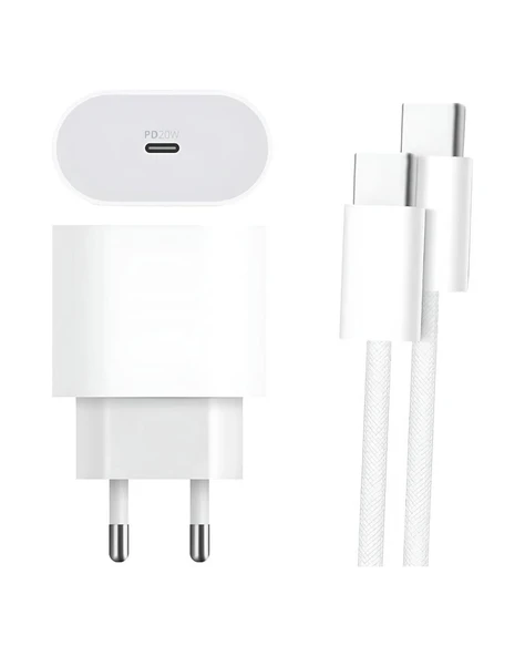 Yeni Nesil 35w Usb-c Duvar Şarj Adaptörü Kablo Hediyeli - Resim 4