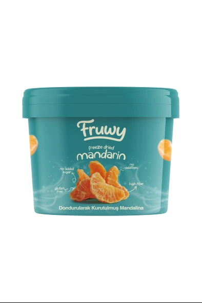 Freeze Dried Mandalina Kova (Dondurularak Kurutulmuş Mandalina) ürün görseli 1