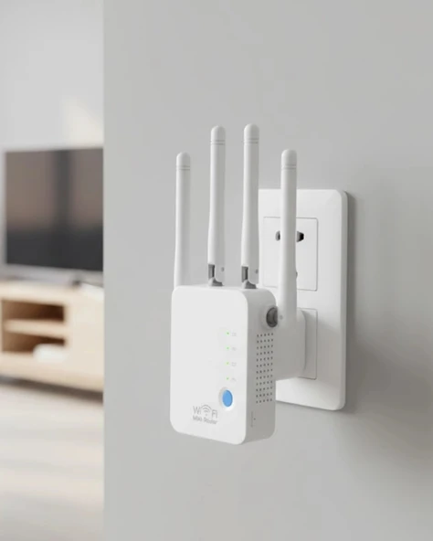 Wifi Güçlendirici 2.4g 5g Kablosuz Tekrarlayıcı ürün görseli 1