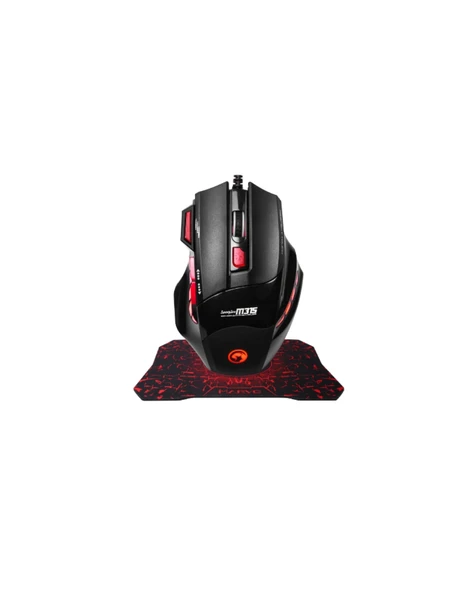 Gaming Mouse Mousepad Seti 3 Dpı Ayarı Ve Led Işıklı Ergonomik Yapı - Resim 4