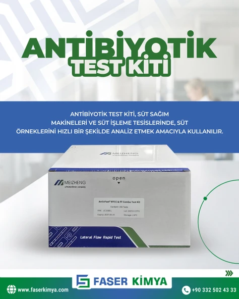 Büyükbaş Hayvan Antibiyotik Süt Test Kiti ürün görseli 1