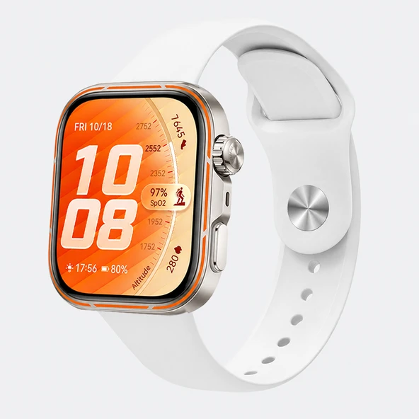 Huawei Watch Fit 5 Pro İle Uyumlu PureLux Tam Uyumlu Yumuşak Soft Silikon Kordon  Beyaz ürün görseli 1