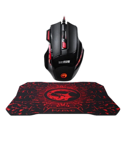 Ergonomik Gaming Mouse Ve Mousepad 3 Dpı Ayarlı Led Işıklı Tasarım - Resim 5