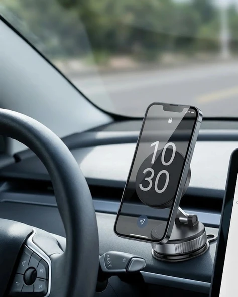Güçlü Mıknatıslı Araç Telefon Tutucu 360 Derece Döner Stand ürün görseli 1