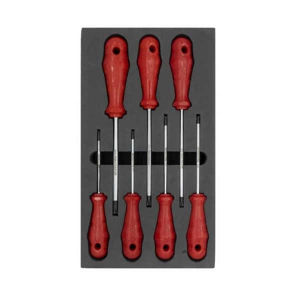 İZELTAŞ TORX UÇLU TORNAVİDA TAKIMI 7 PARÇA ürün görseli 1