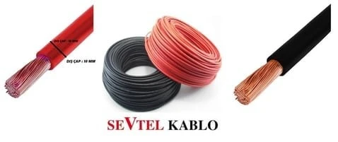 SEVTEL 16 MM AKÜ KABLOSU KIRMIZI 25 METRE (1 TOP) ürün görseli 1