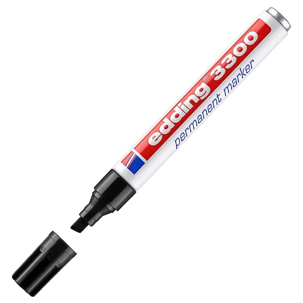 Edding Markör Permanent Kesik Uçlu 1-5 MM Siyah 3300 ürün görseli 1