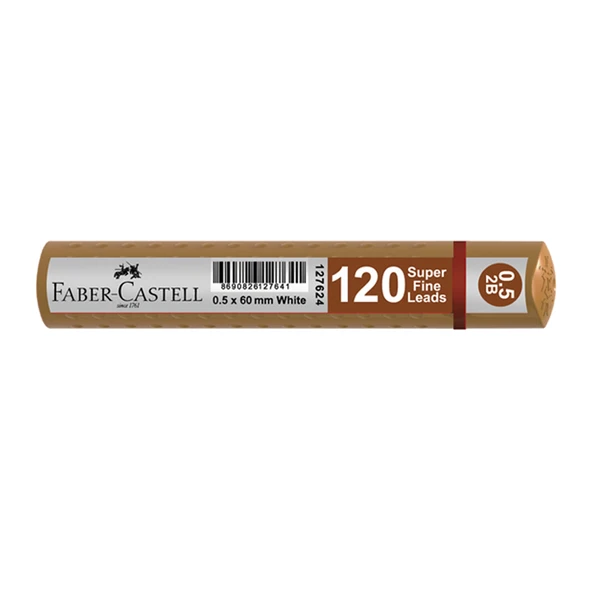 Faber-Castell Min Grip 0.5 2B 60 MM 120 Li Altın 5090 127680 ürün görseli 1