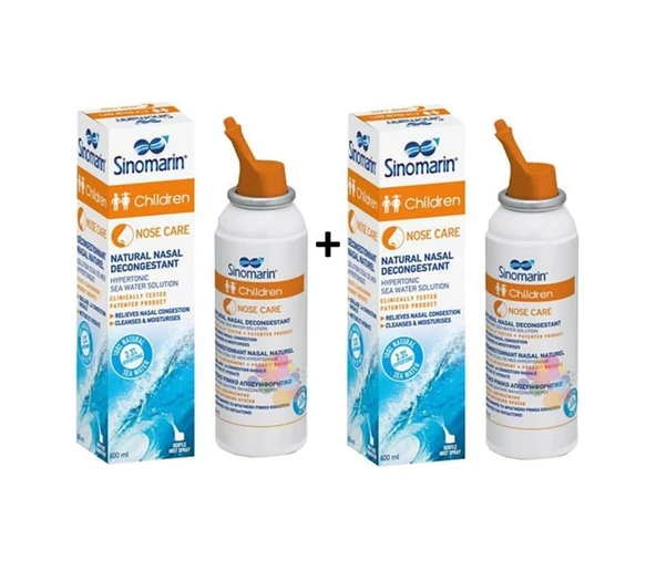 Sinomarin Children Burun Spreyi 100 Ml 2'Li PAKET (SKT:04/2028) ürün görseli 1