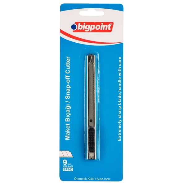 Bigpoint Maket Bıçağı Dar Metal Cep Tipi BP443 ürün görseli 1
