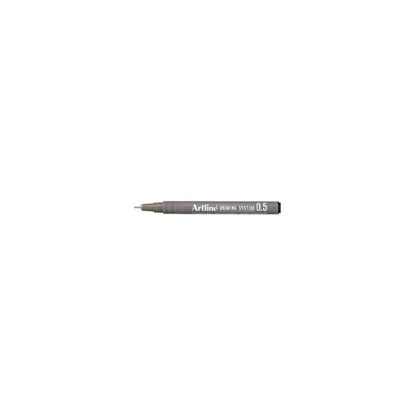 Artlıne 0.5 mm Siyah Çizim Kalemi Drawing System 235 Suya Dayanıklı Siyah Renk 12'li Paket ürün görseli 1