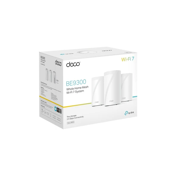 TP-Link Deco BE65 9300 Mbps 3'lü Router - Resim 4