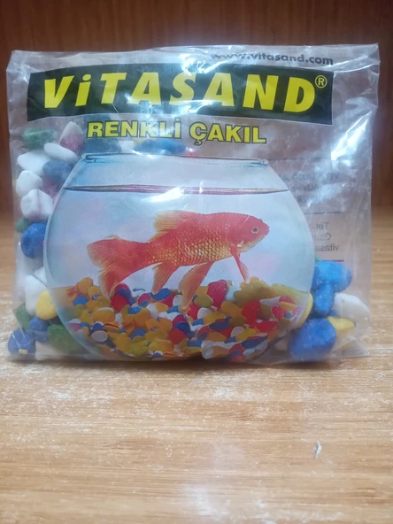 VİTASAND RENKLİ KARIŞIK ÇAKIL TAŞI 350 gram ürün görseli 1