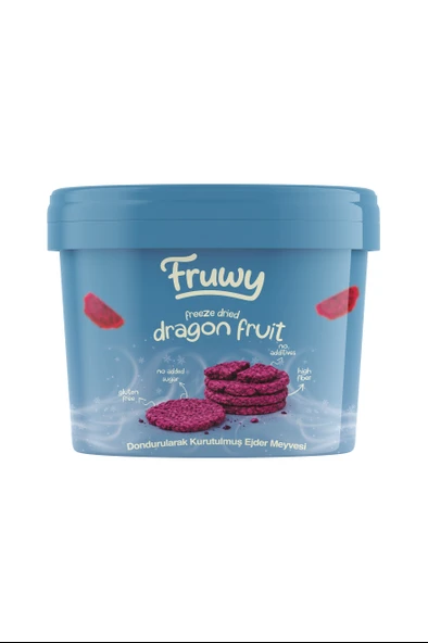 Freeze Dried Ejder Meyvesi Kova (Dondurularak Kurutulmuş Ejder Meyvesi) ürün görseli 1
