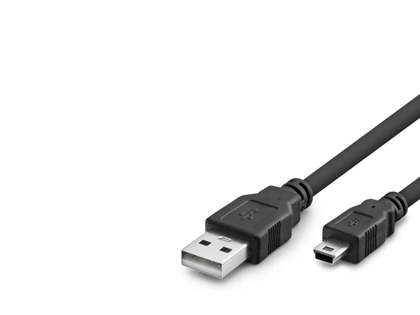 Usb Mini V3/5Pin To Usb Kablo 50 Cm - Siyah HDX7524 ürün görseli 1