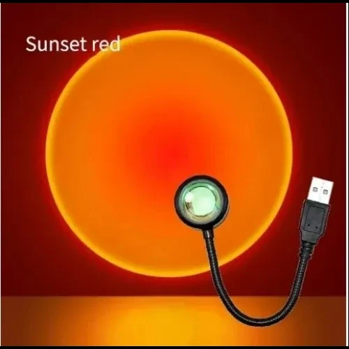 Taşınabilir USB Sunset Gün Batımı Ambiyans Işığı Lamba ürün görseli 1
