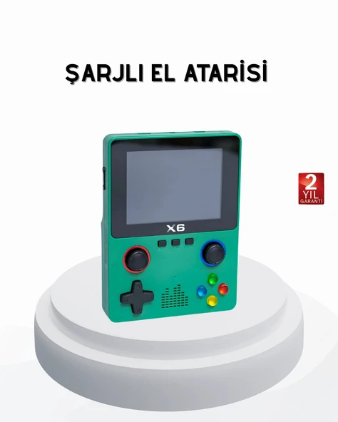 3.5 İnç Ips Ekranlı Taşınabilir Oyun Konsolu Ergonomik Çift Tetikli ürün görseli 1