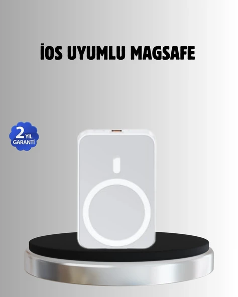 Magsafe Battery Pack – Kablosuz Hızlı Şarj, Kompakt Ve Taşınabilir Güç Bankası ürün görseli 1